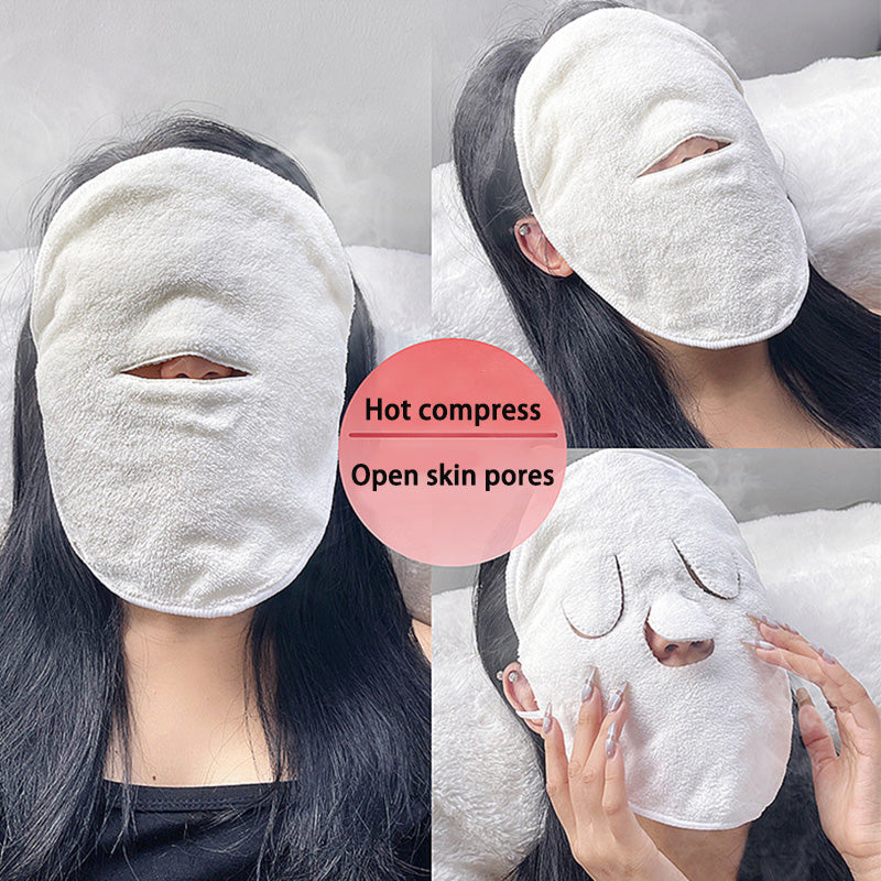 Skin Care Mask Cotton Hot Compress Towel Wet Compress Steamed Face