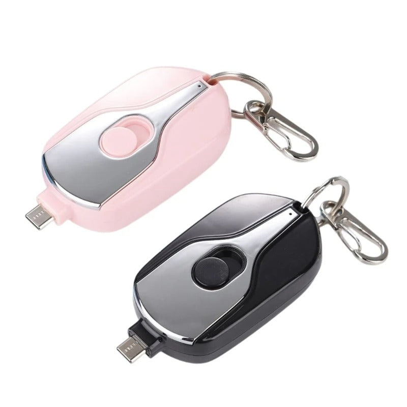 Mini Emergency Charge Housing with Type-C Port and Keychain